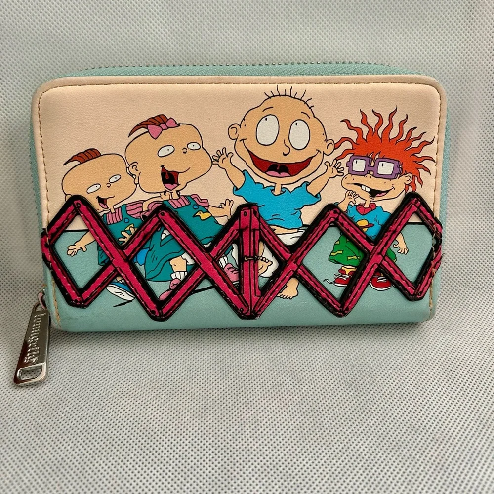 Loungefly Nickelodeon Rugrats 30th Anniversary Faux Leather Wallet NWT - Picture 1 of 6